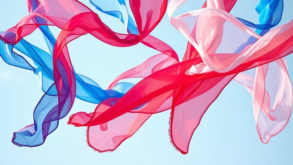 safe colorful durable scarves