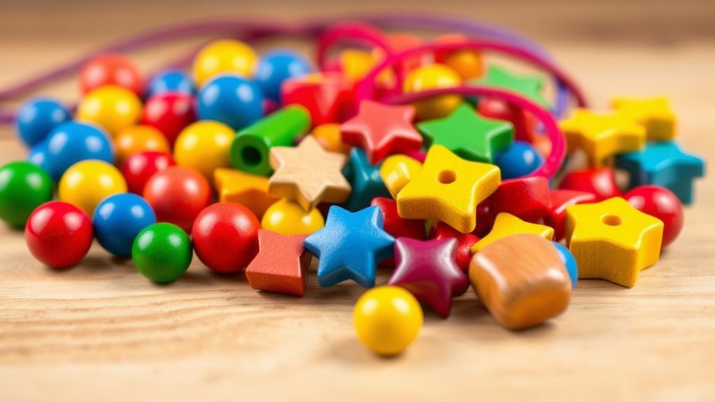 safe durable colorful beads