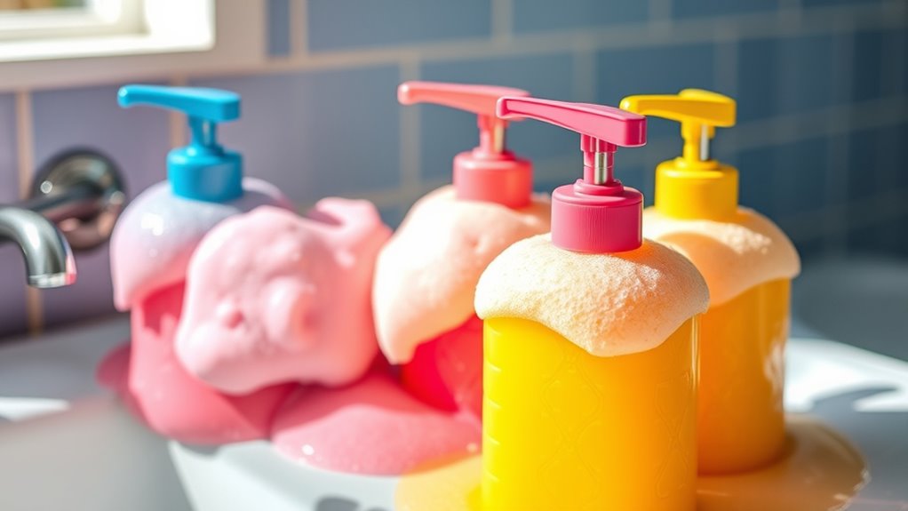 safe textured scented foam