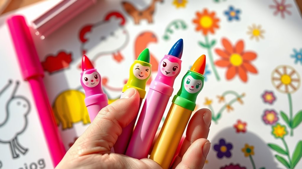 safe vibrant scented markers