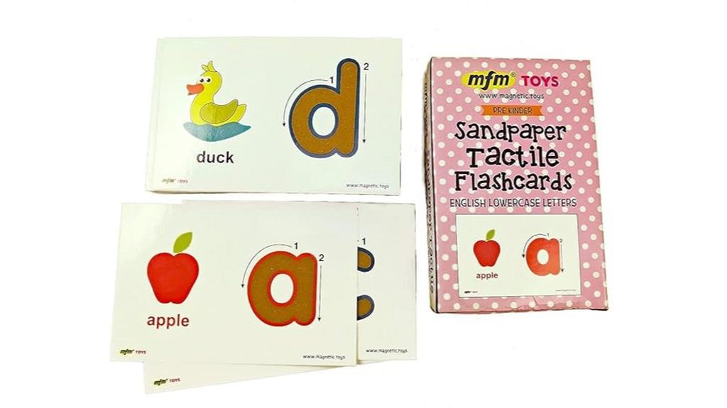sandpaper tactile alphabet flashcards