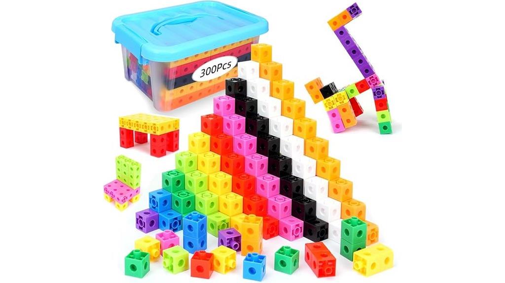 set of 300 linking cubes