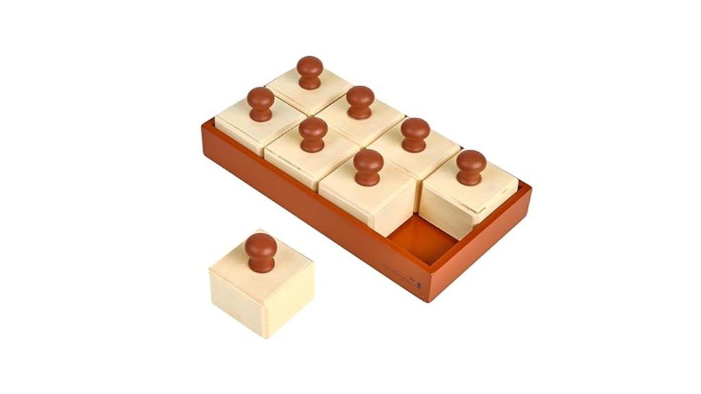 set of 8 wooden shakers