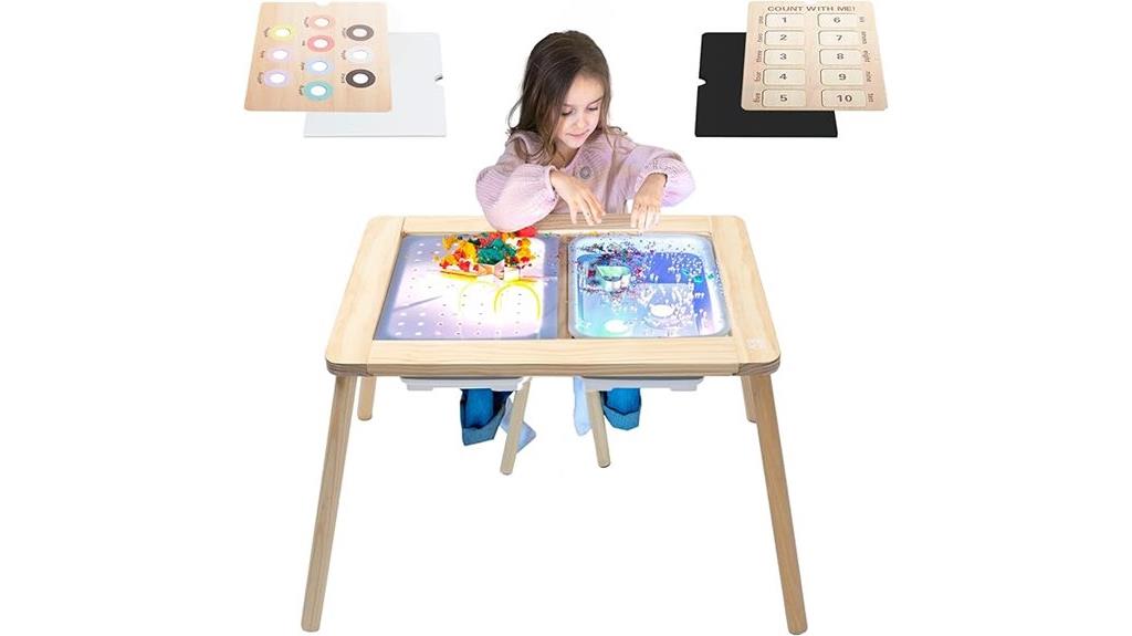six in one sensory table