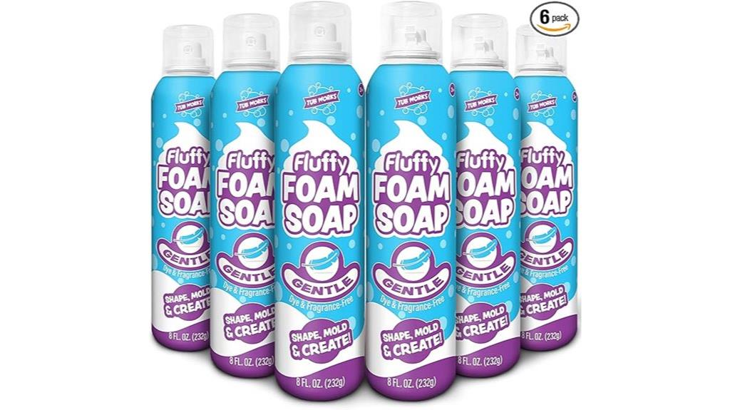 six pack foam soap