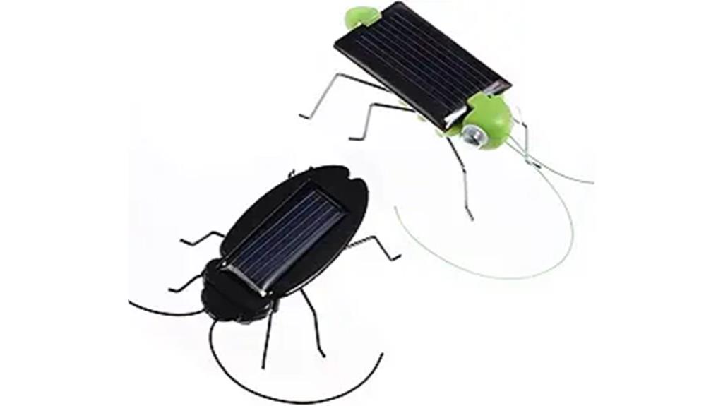 solar car and robot toys