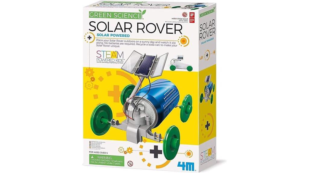 solar powered science toy