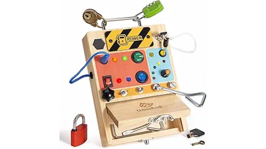 toddler led activity board