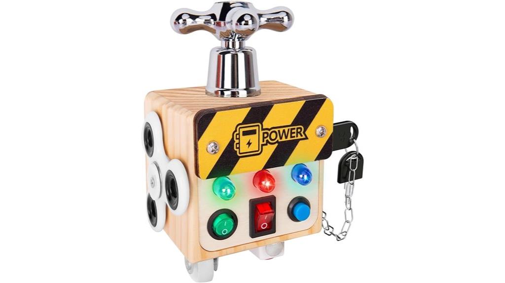 toddler led sensory cube