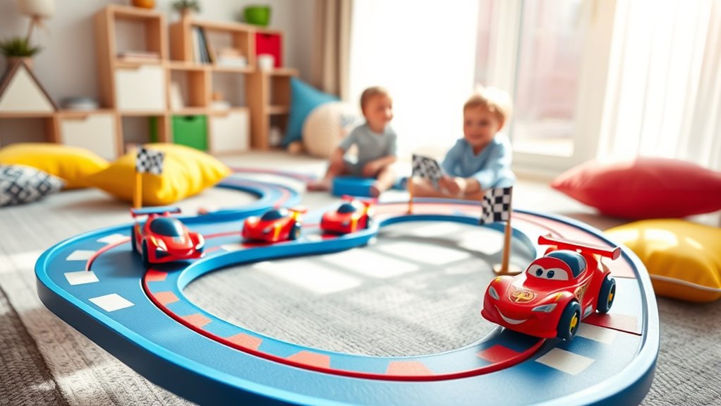 toddler race track safety