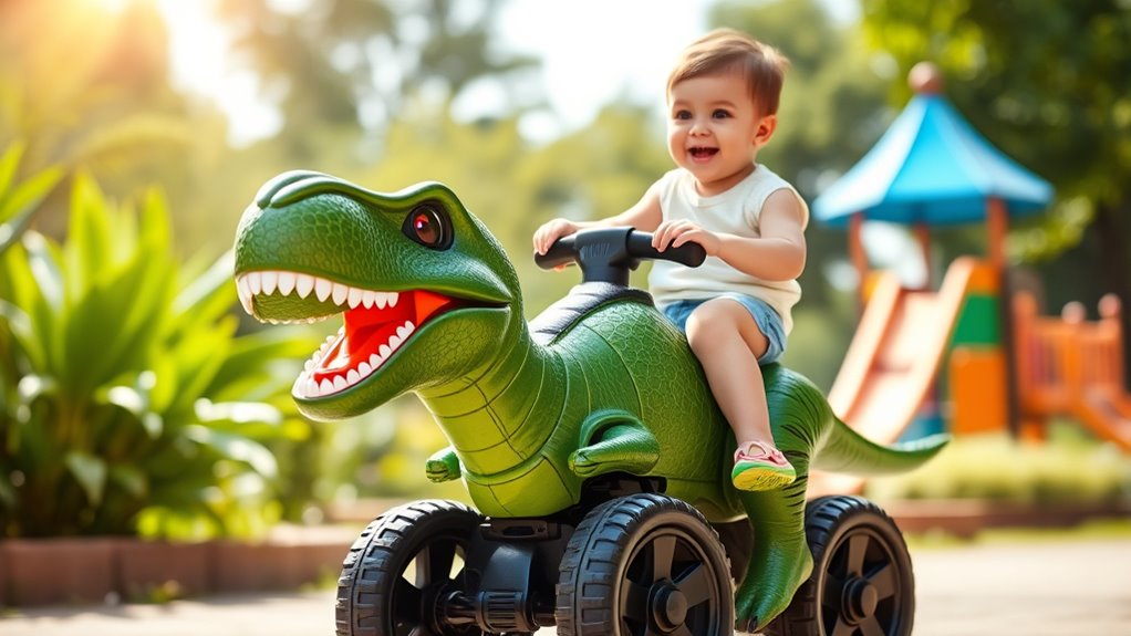toddler ride on safety features
