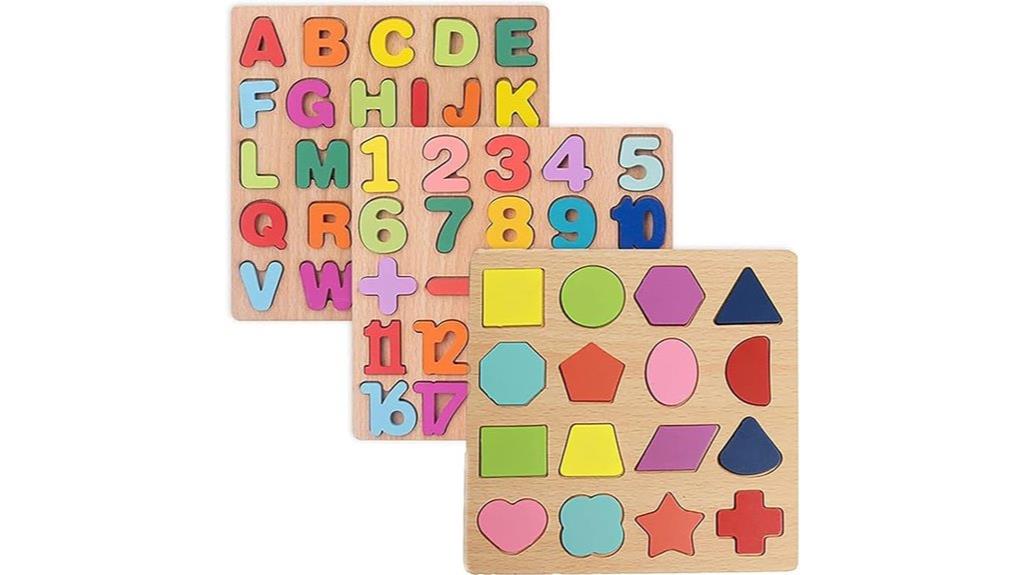 toddler wooden alphabet puzzles