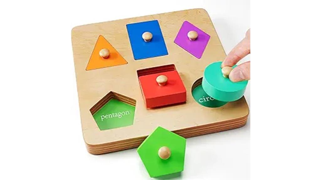 toddler wooden shape puzzles