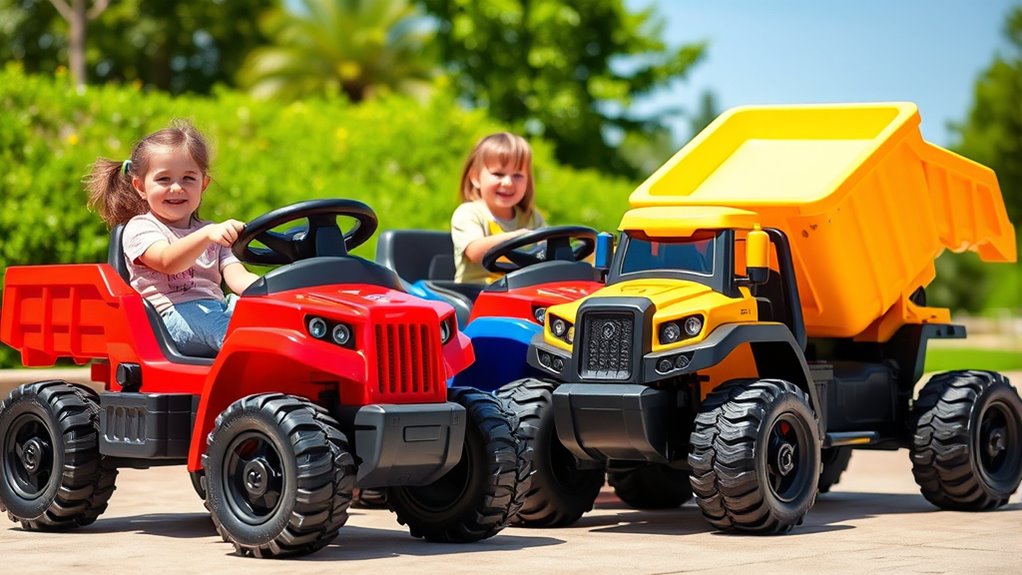 top 24v kids dump trucks