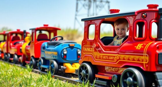 top battery powered ride on trains