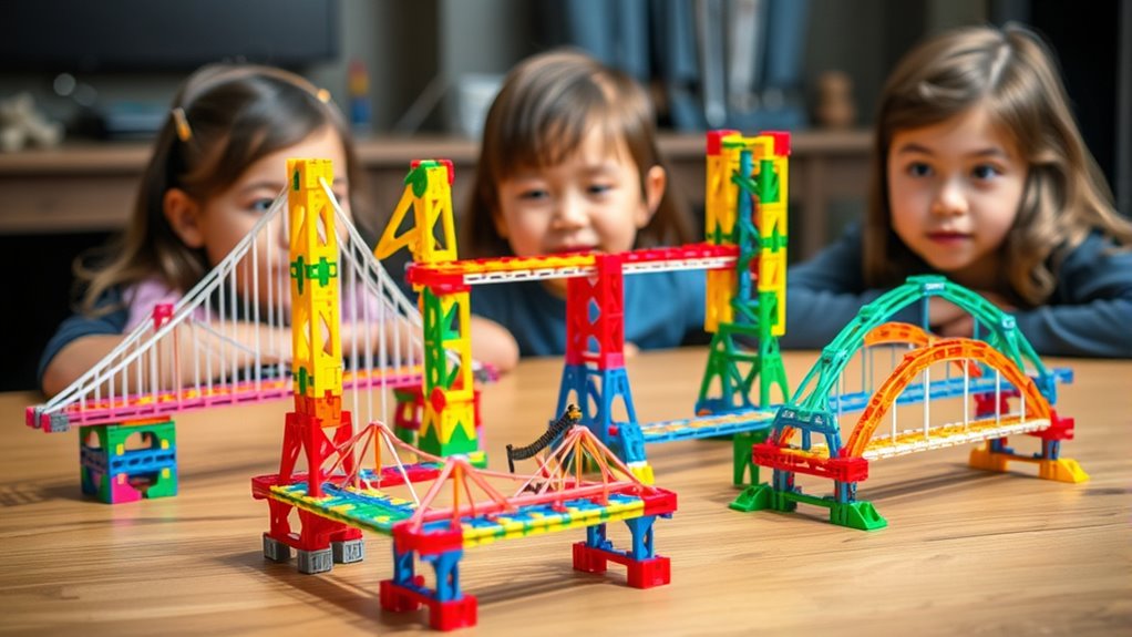 top bridge building sets