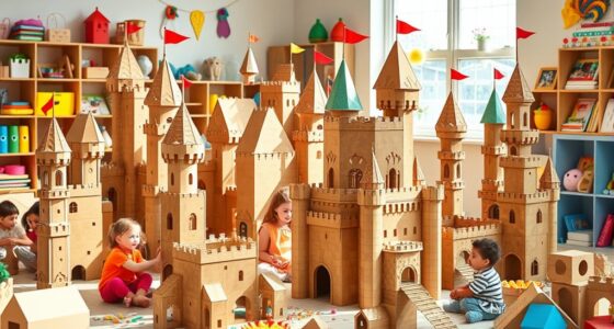 top creative cardboard castle kits
