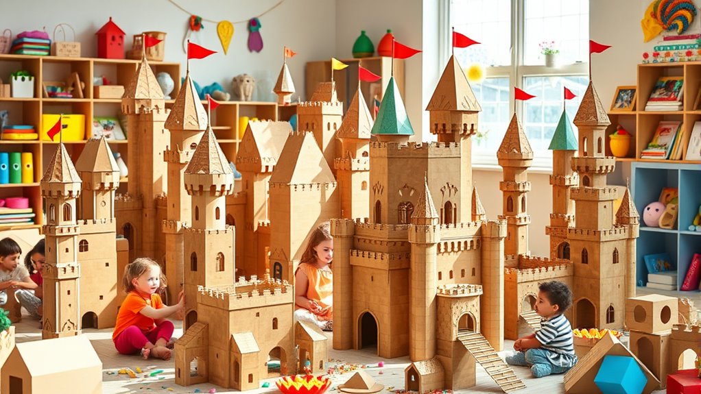top creative cardboard castle kits