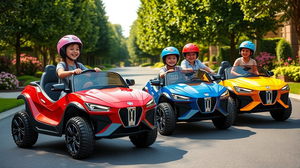 top dual battery ride on vehicles