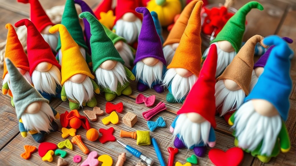 top felt gnome craft kits
