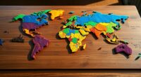 top felt map puzzle collection
