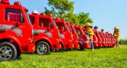 top fire truck ride on toys