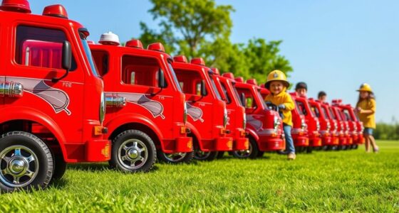 top fire truck ride on toys
