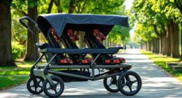 top four seat stroller wagons