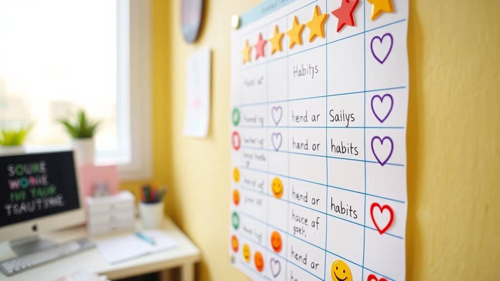 top habit tracking sticker charts