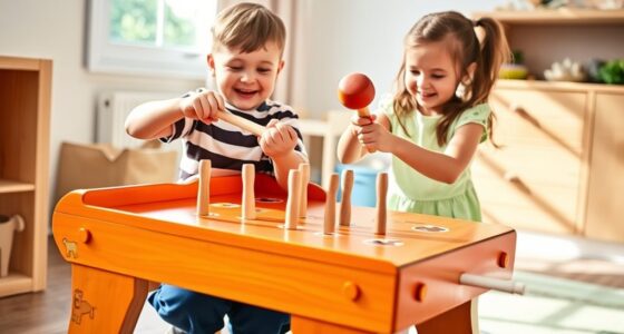top kids wooden hammer benches
