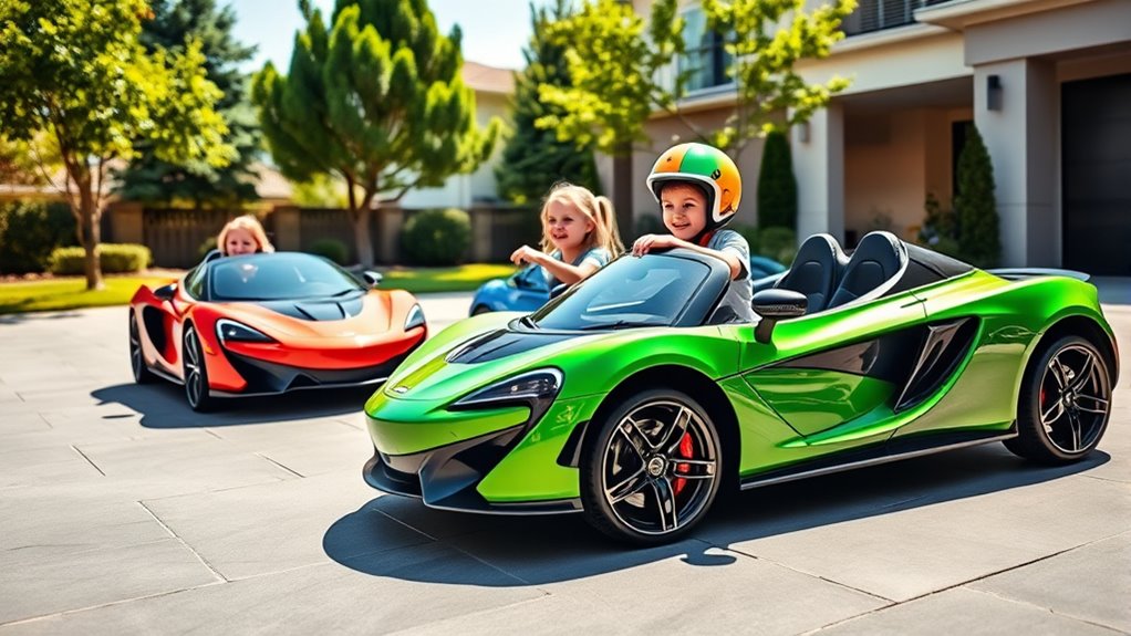 top mclaren kids ride on cars