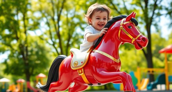 top mechanical pony ride on toys