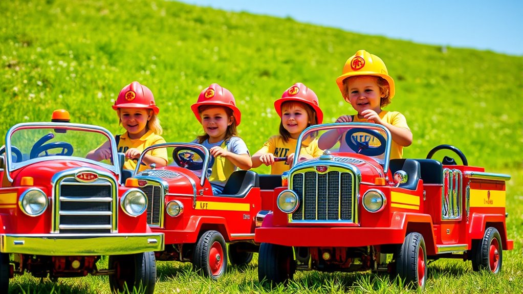 top pedal fire trucks