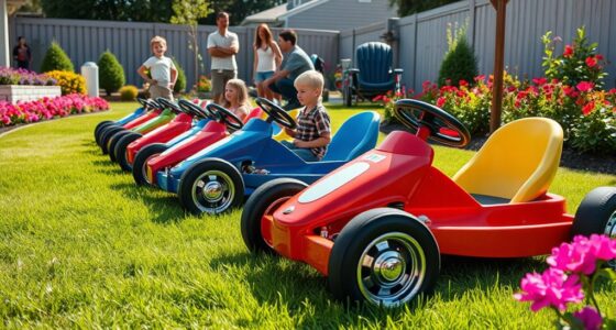 top pedal karts with rubber tires