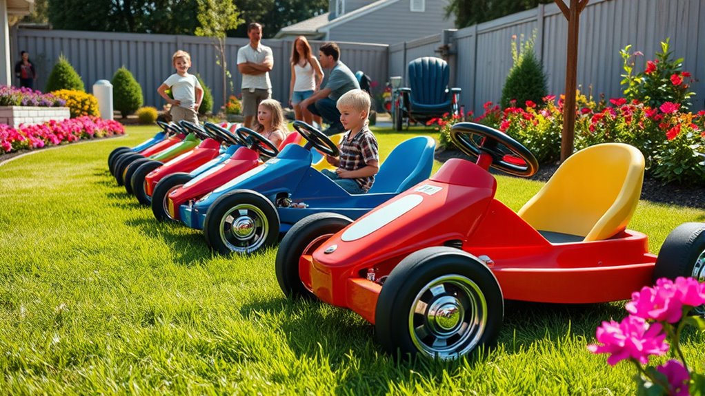 top pedal karts with rubber tires