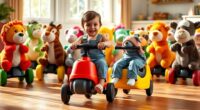 top plush ride on animals