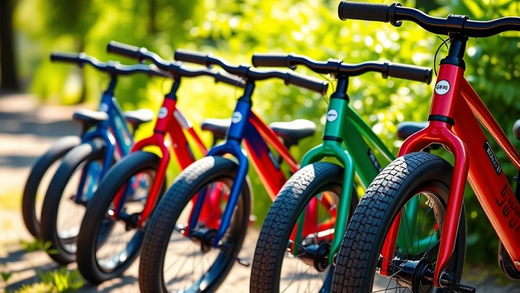 top pneumatic balance bikes