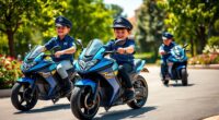 top police motorcycle ride on toys