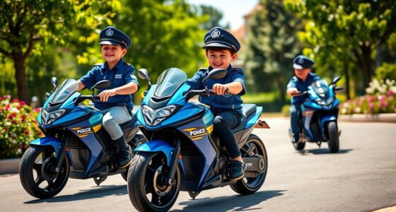 top police motorcycle ride on toys