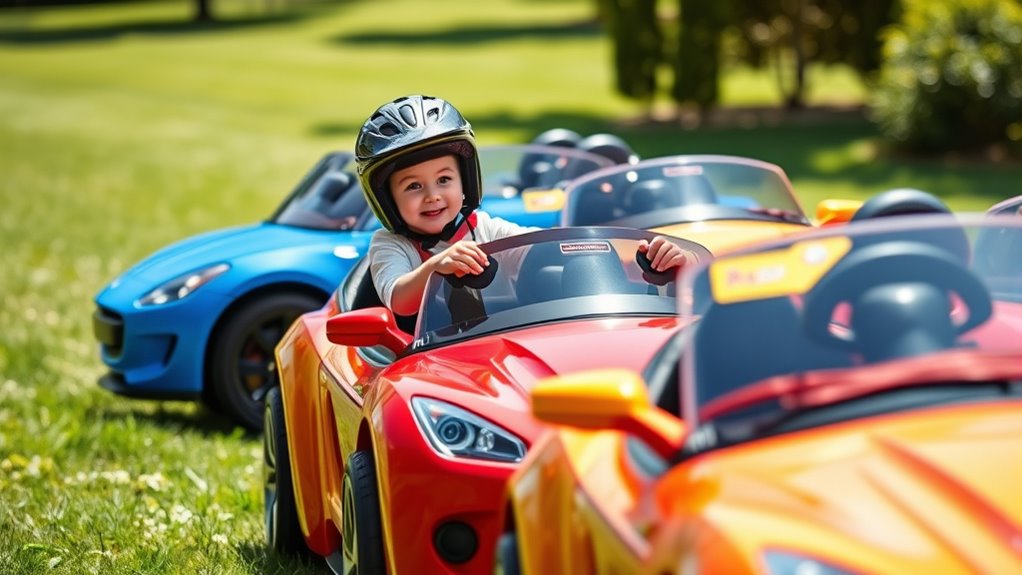 top ride on cars with emergency remote