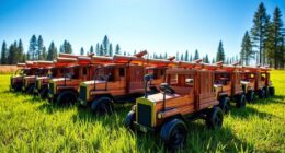 top ride on logging trucks