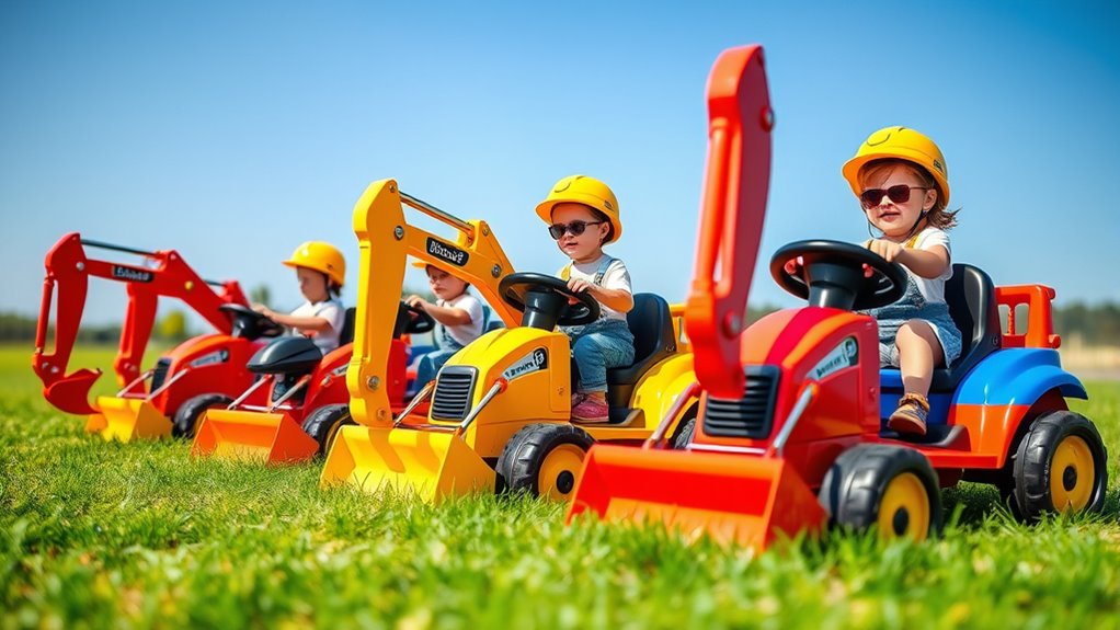 top toddler ride on excavators