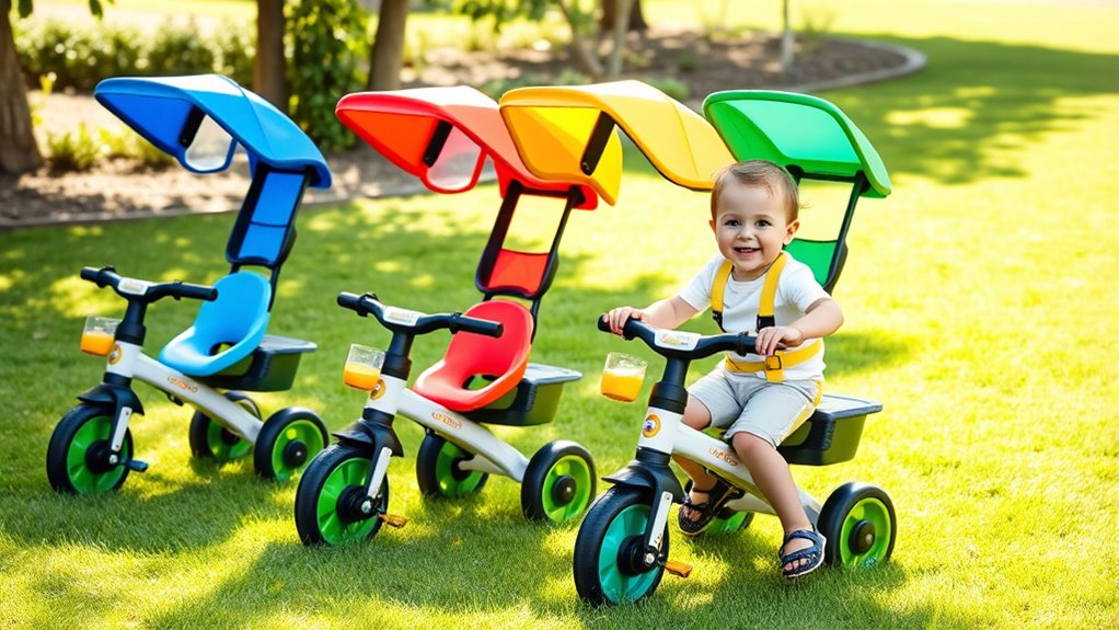 top toddler trikes with canopies