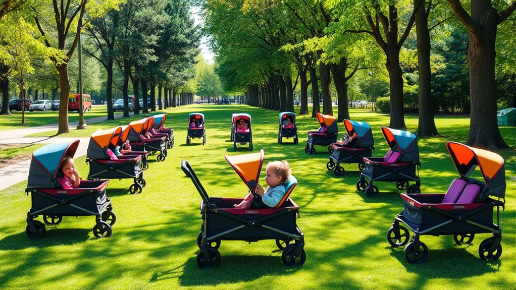 top two seat toddler wagons