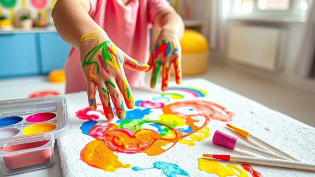 top washable finger paint kits