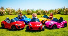 top wide seat kid ride ons