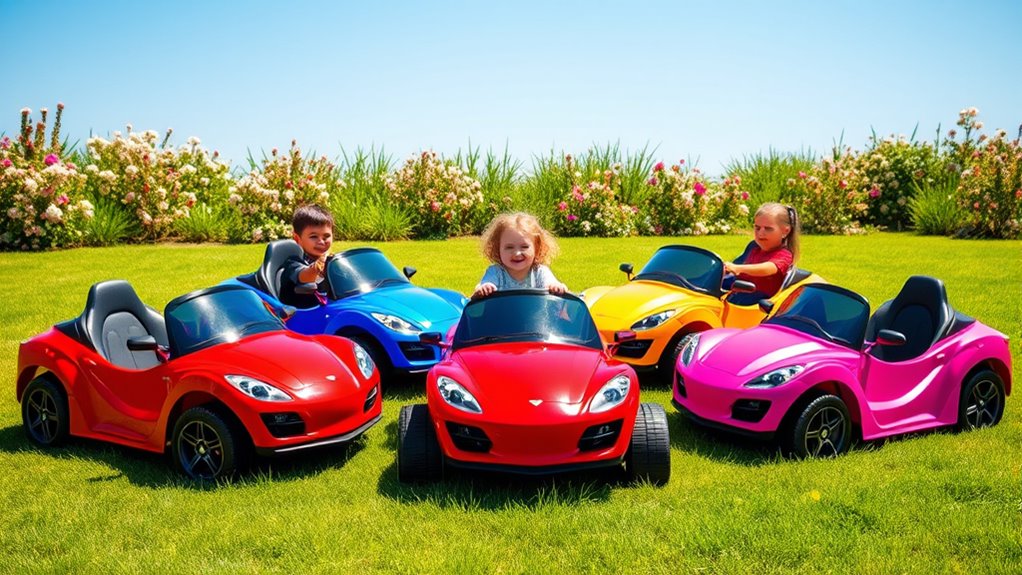 top wide seat kid ride ons