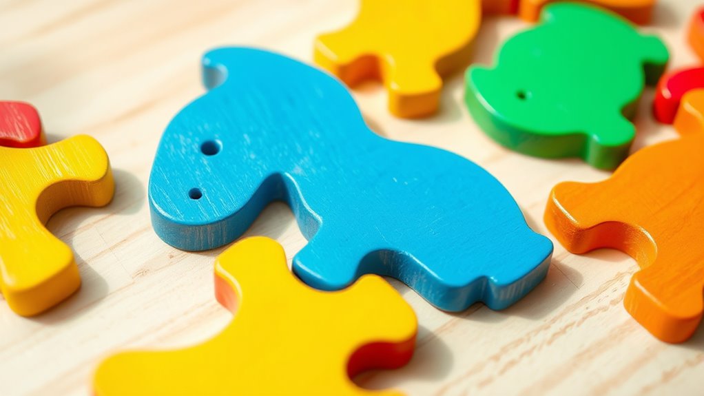 top wooden chunky puzzles