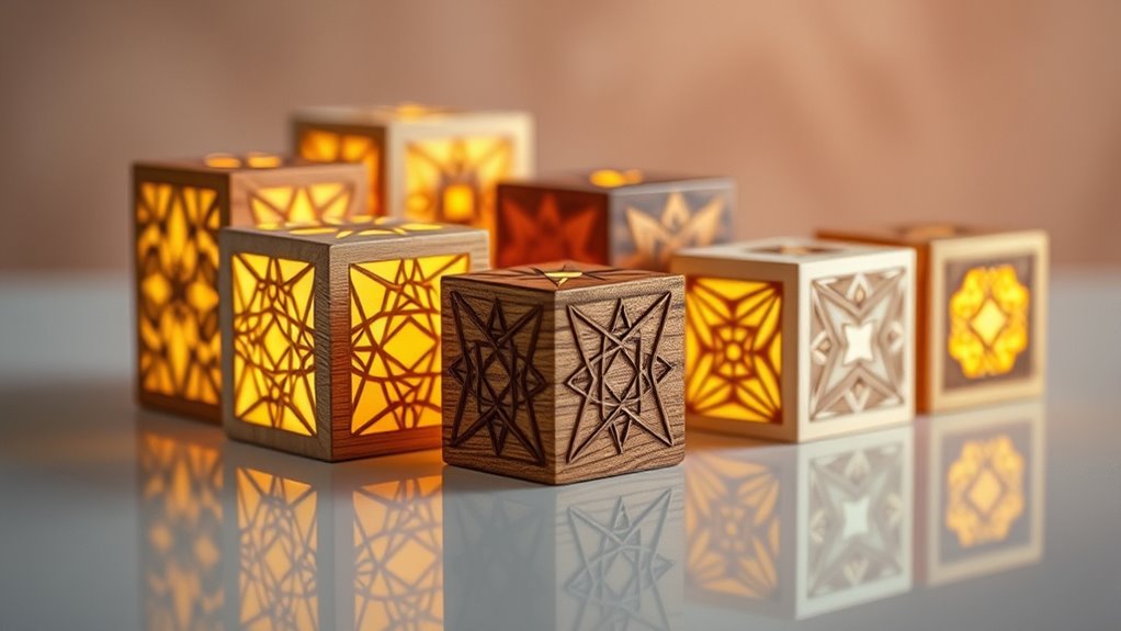 top wooden cubes for creativity