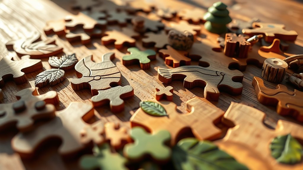top wooden nature puzzle collection